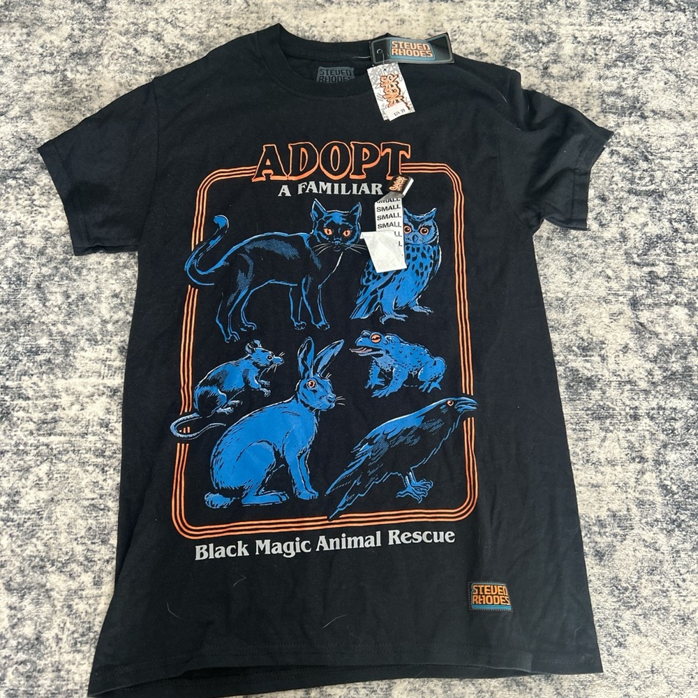Spencer's Black Polo Collar Short Sleeve Tee